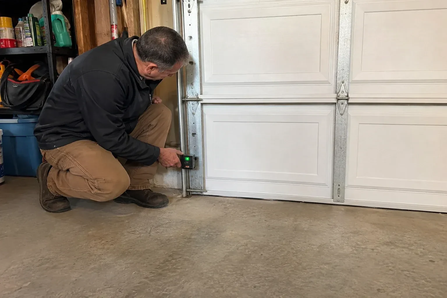 Illustrative garage doors scene — Photo-Eye Sensor Alignment or Replacement, Oro-Medonte